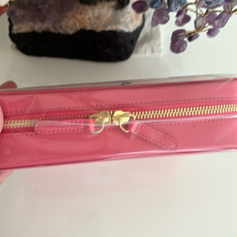 Stoney Clover Lane Jewelry Case strawberry pink Vegan Leather - Picture 4 of 8